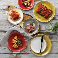 Churchill Stonecast Spiced Orange Lotus Bowl 15.3cm/6" 260ml/9.15oz (Pack of 12)
