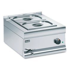 Lincat BM4AW Silverlink 600 Bain Marie Wet Heat + 2x 1/2 GN 150mm Pans