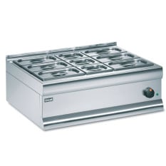 Lincat BM7C Silverlink 600 Bain Marie Dry Heat 3x 1/6GN + 6x 1/4GN