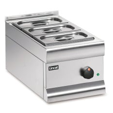 Lincat BM3A Silverlink 600 Bain Marie Dry Heat Base Unit + 3x GN 1/4 150mm Pans