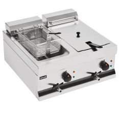 Lincat DF66 Silverlink 600 Counter Top Twin Tank Electric Fryer 2 x 9 Litre/6kW