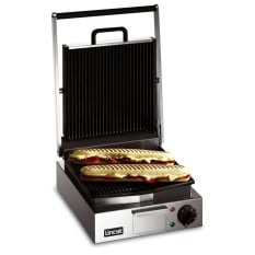 Lincat Lynx 400 Panini Grill Single - Ribbed Top & Bottom