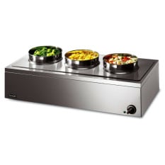 Lincat LRB3W Lynx 400 Wet Bain Marie (3 Pot)