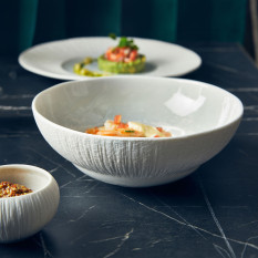 Incise Porcelain Lucine Round Bowl 15.5cm/6" (Pack of 6)
