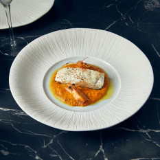 Incise Porcelain Lucine Deep Winged Plate 30cm/12" (Pack of 6)