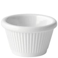 Fluted White Ramekin 1oz/3cl (Pack of 12)