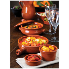 Estrella Terracotta Lugged Casserole 17.5cm/7" 30.25oz/860ml (Pack of 12)