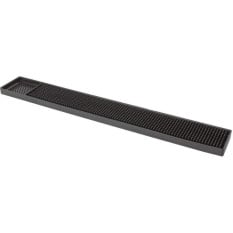 Rubber Bar Runner Rail Drainer Mat Long 60x8cm