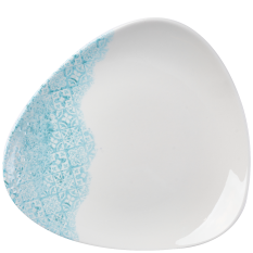 Churchill Med Tiles Accent Aquamarine Lotus Plate 22.9cm/9" (Pack of 12)