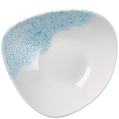 Churchill Med Tiles Accent Aquamarine Lotus Bowl 18.5cm/7.25" 370ml/13oz (Pack of 12)