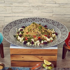 Marrakesh Melamine Grey Bowl 48cm/18.9" 6.5L/229oz