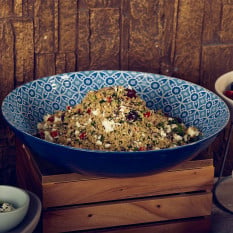 Marrakesh Melamine Blue Bowl 42.5cm/16.7" 7.5L/264oz