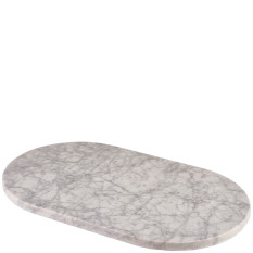 GenWare White Marble Oval Platter 38 x 23cm/15 x 9"