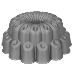 MasterClass Cast Aluminium Decorative Cake Pan Button 24.5cm/9"
