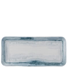Dudson Finca Limestone Organic Rectangular Plate 34.6 x 15.6cm/13.75 x 6.25" (Pack of 6)