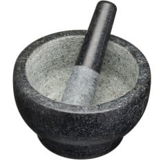 MasterClass Round Solid Marble Mortar & Pestle 20 x 12cm/7.8" x 4.7"