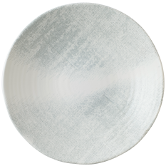 Dudson Makers Jute Grey Organic Coupe Bowl 28cm/11" - Overhead
