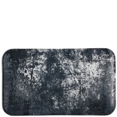 Dudson Urban Lamp Black Organic Rectangular Plate 27 x 16cm/10.6 x 6.3" (Pack of 12)