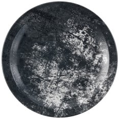 Dudson Urban Lamp Black Narrow Rim Plate 25,4cm/10" (Pack of 12)