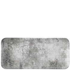 Dudson Urban Steel Grey Organic Rectangular Plate 34.6 x 15.6cm/13.75 x 6.25" (Pack of 6)