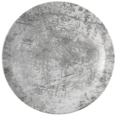 Dudson Urban Steel Grey Narrow Rim Plate 23cm/9" (Pack of 12)