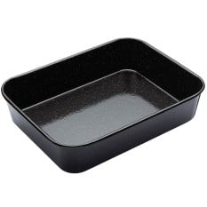MasterClass Vitreous Enamel Roasting Pan 34 x 26 x 7cm/13.3" x 10.2" x 2.75"