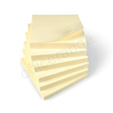 Removable Sticky Notes Pad 100 Sheets Yellow (Pack of 12)