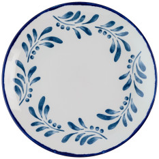 Dudson Harvest Mediterranean Blue Coupe Plate 21.7cm/8.67" (Pack of 12)