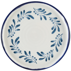 Dudson Harvest Mediterranean Blue Walled Plate 21cm/8.25" (Pack of 6)