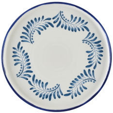 Dudson Harvest Mediterranean Blue Walled Plate 26cm/10.25" (Pack of 6)