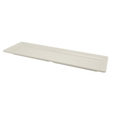 White Melamine Platter GN 2/4 Size 53 x 17.5cm