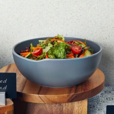 Grey Copenhagen Melamine Bowl 20 x 7.5cm/8 x 3" (Pack of 6)