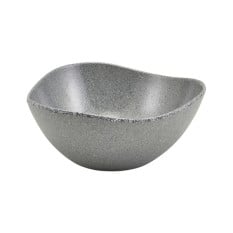 Melamine Triangular Buffet Bowl 25cm Grey Granite