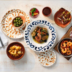 Steelite Messina Amber Coupe Plate 25.25cm/10" (Pack of 12)