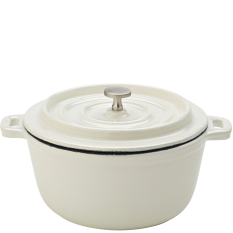 Cast Iron Calico Round Casserole 5.5" (14cm)