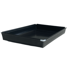 Microsave Teflon Cooking Tray Black 28 x 18cm/11" x 7"