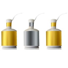 Gold and Silver Foil Mixed Party Poppers (Pack of 50)