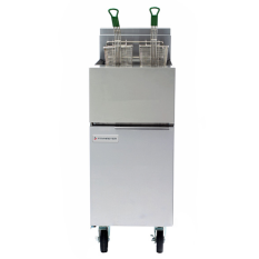 Frymaster MJ35V Commercial Gas Fryer Freestanding Single Tank Twin Basket 17.5 Litres 24kW