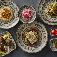 Academy Fusion Mosaic Rectangular Platter 27x20cm/10.5x7.75" (Pack of 6)