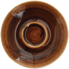 Churchill Monochrome Vintage Copper Cappuccino Saucer 15.6cm/6.25" (Pack of 12)