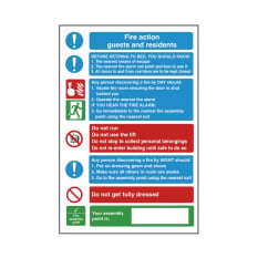 Fire Exit Fire Safety Sign for Catering