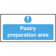 Catering Sign - Pastry Preparation Area