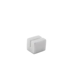 White Marble Sign Holder 3 x 2.5 x 2.5cm