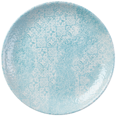Churchill Med Tiles Aquamarine Evolve Coupe Plate 21.7cm/8.34" (Pack of 12)