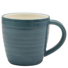 Miro Porcelain Blue Mug 300ml/10.5oz (Pack of 6)