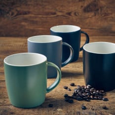 GenWare Porcelain Matt Sage Cosy Mug 35cl/12.3oz (Pack of 6)