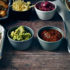 GenWare Melamine Matt Grey Ripple Ramekin 113ml/4oz (Pack of 24)