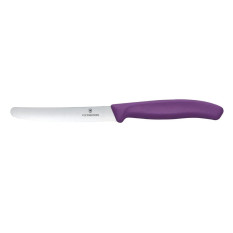 Victorinox Swiss Classic Tomato Knife Wavy Purple 11cm (Pack of 2)