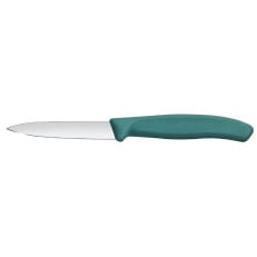 Victorinox Swiss Classic Paring Knife Straight Green 8cm (Pack of 2)