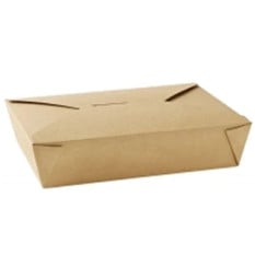 Kraft Takeaway Food Boxes Number 2 1500ml 51oz (Pack of 200)